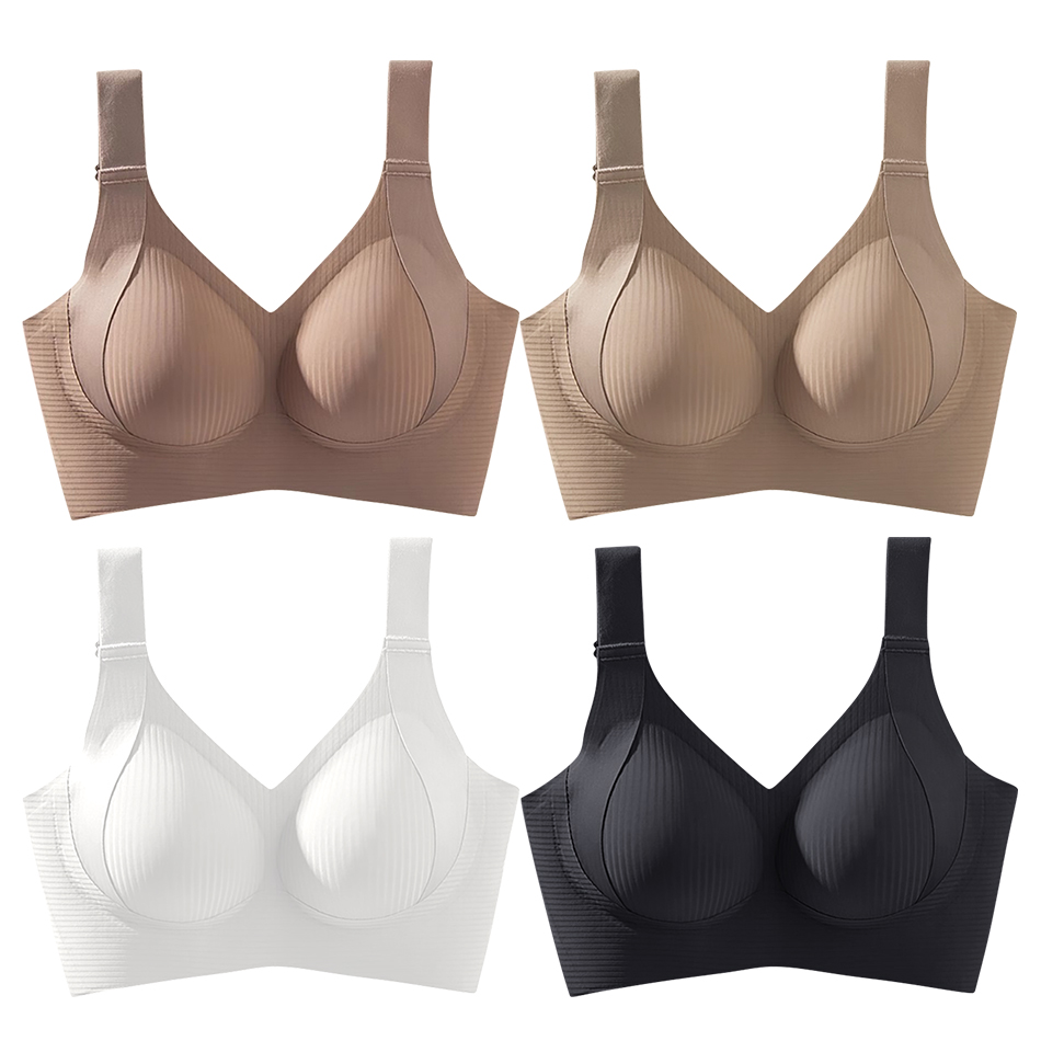 Nursing Bra Clip - 女性用の調節可能なフルカップサイズの下着,滑り止め,ショルダーストラップ,シンプルでカジュアル,跡のない,美しい背中,幅広のリフト