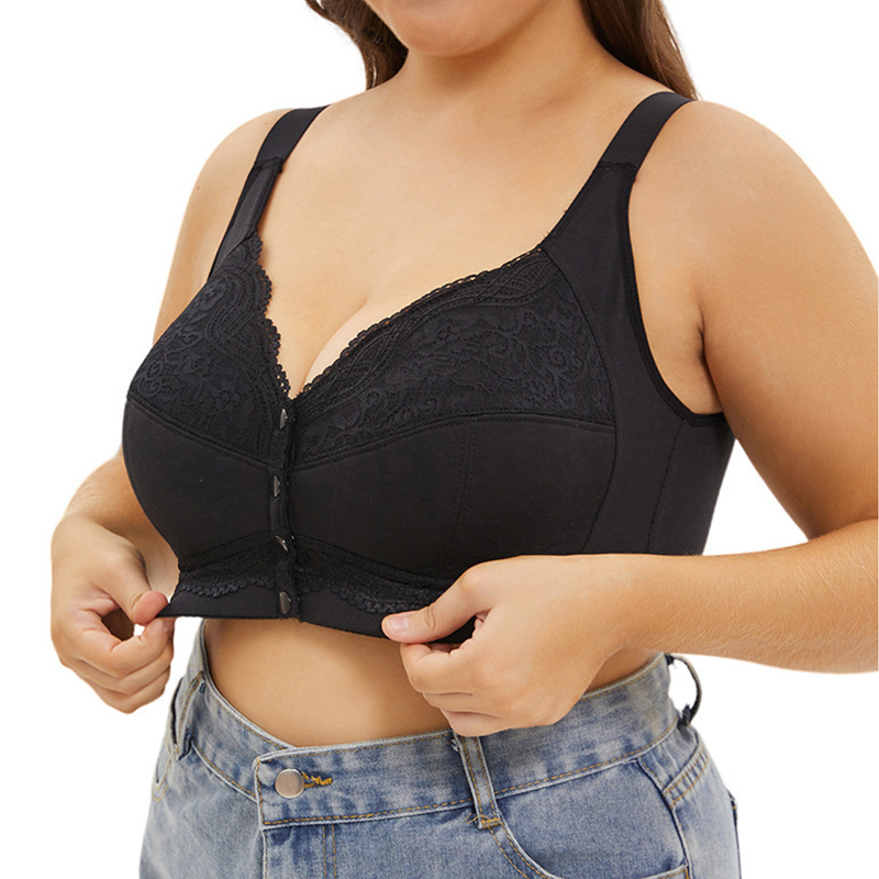 A-G カップ女性プラスサイズのブラジャーフロント閉鎖プッシ - Plunge Bra Push Up のレビューと価格
