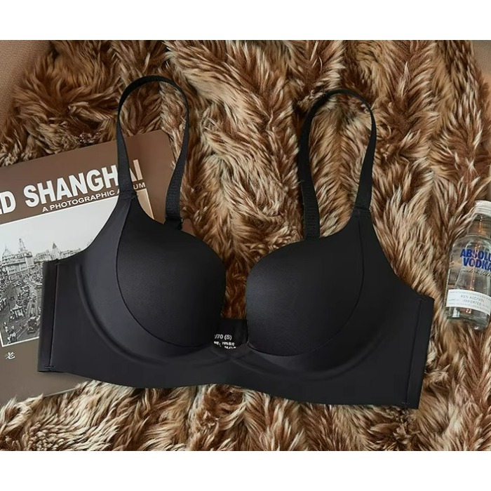 小さなバスト用プッシュアップブラセット ハーフカップ、夏用レ - T Shirt Bra Seamless のレビューと価格