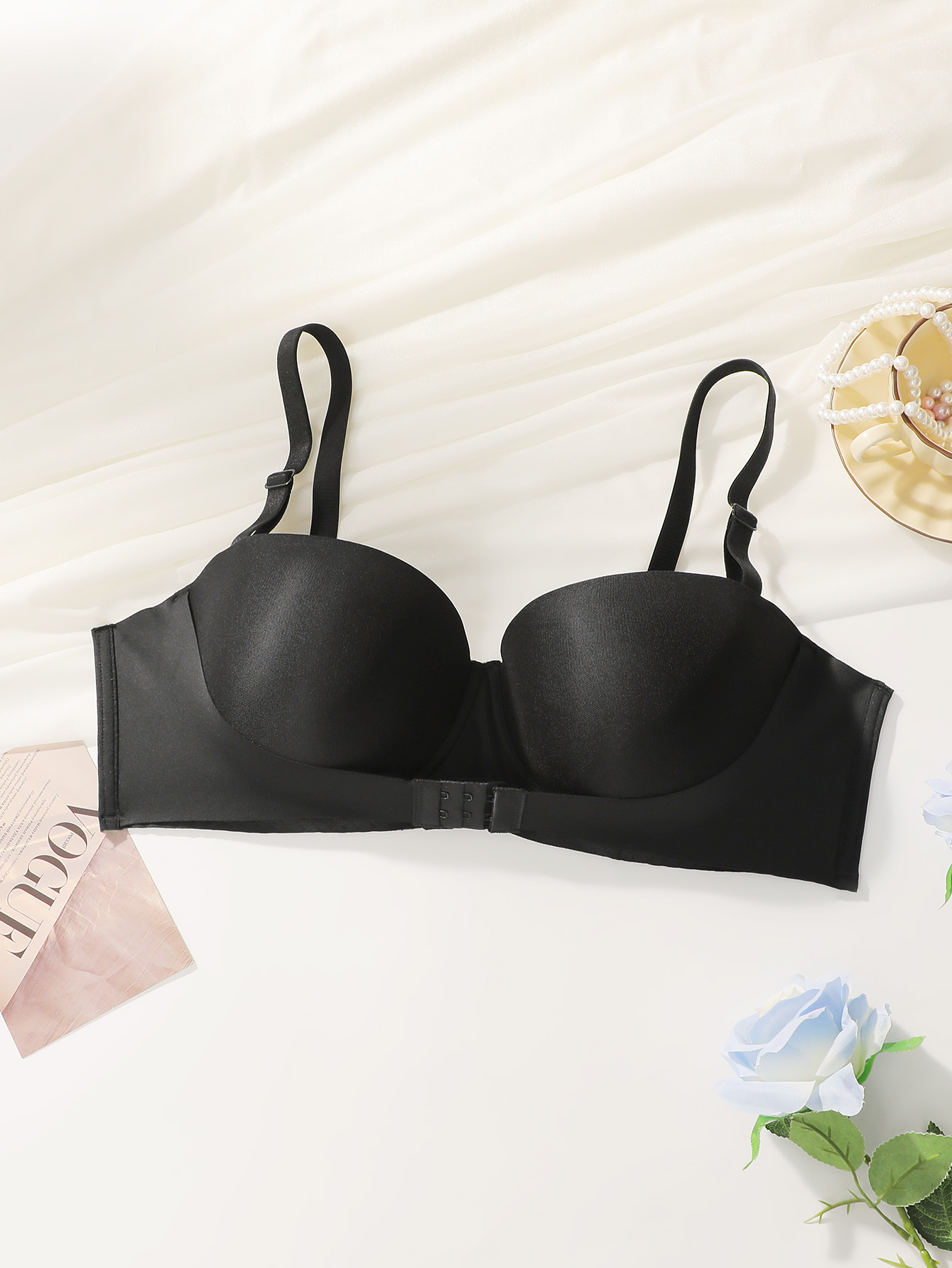 女性用大きいバスト向けプラスサイズストラップレスブラ、フロン - Minimizer Bra Women のレビューと価格