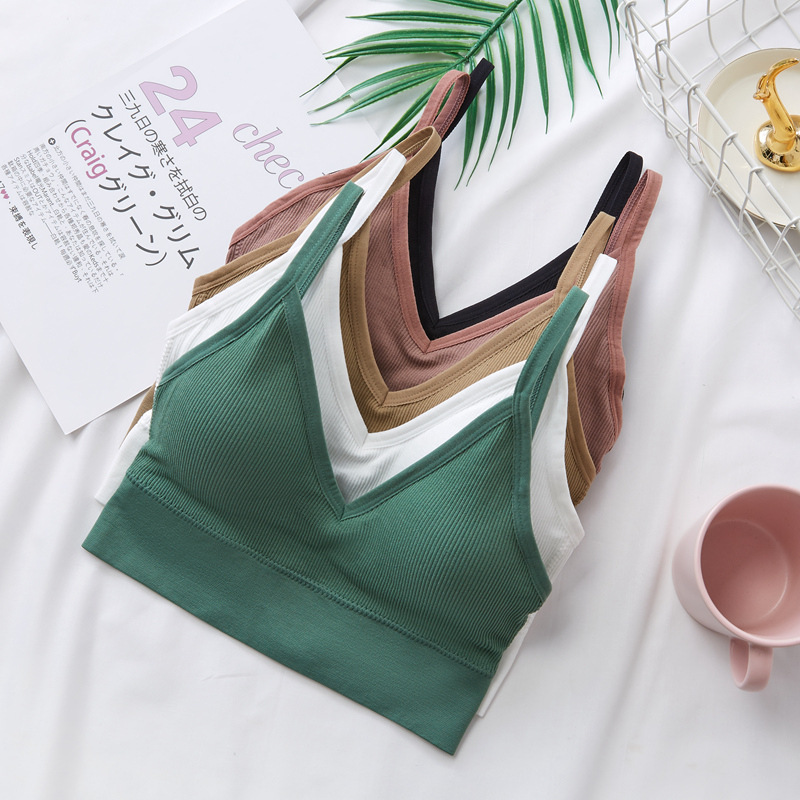 女性のセクシーなクロップトップスブラジャーチューブトップ女性 - T Shirt Bra Seamless のレビューと価格