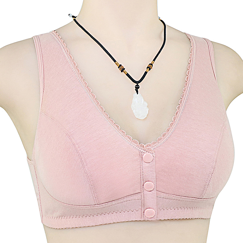 女性用、全面カバー、前留めタイプ、ワイヤーなし、パッドなし、 - Wirefree Bra Comfort のレビューと価格
